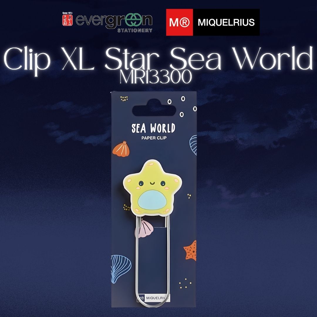 [SG] Apli Clip XL Star Sea World [Evergreen Stationery]