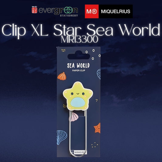 [SG] Apli Clip XL Star Sea World [Evergreen Stationery]