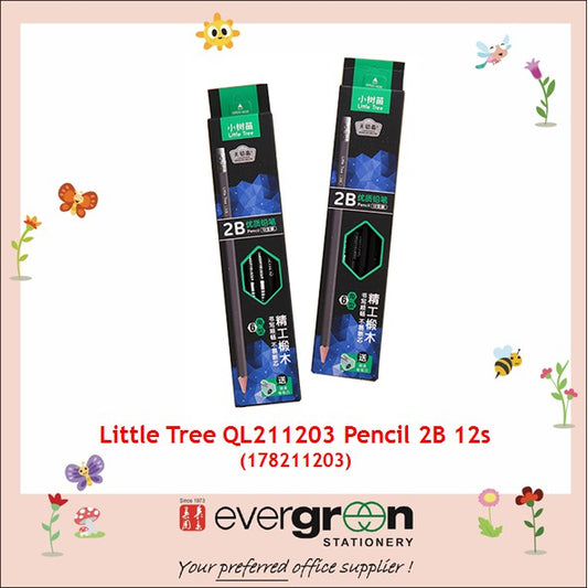 Little Tree QL211203 Pencil 2B 12s