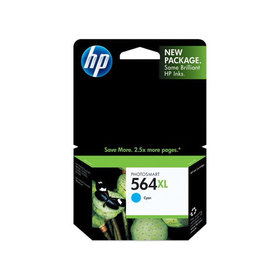 HP Yield Black and Standard C/M/Y Color Ink Cartridges Model:564XL (B) Colour