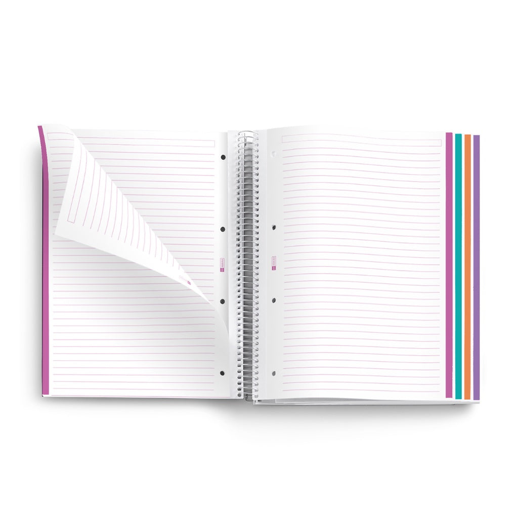 [SG] Apli Miquelrius Mint Flowers Notebook A4 | A5 Lined [Evergreen Stationery]