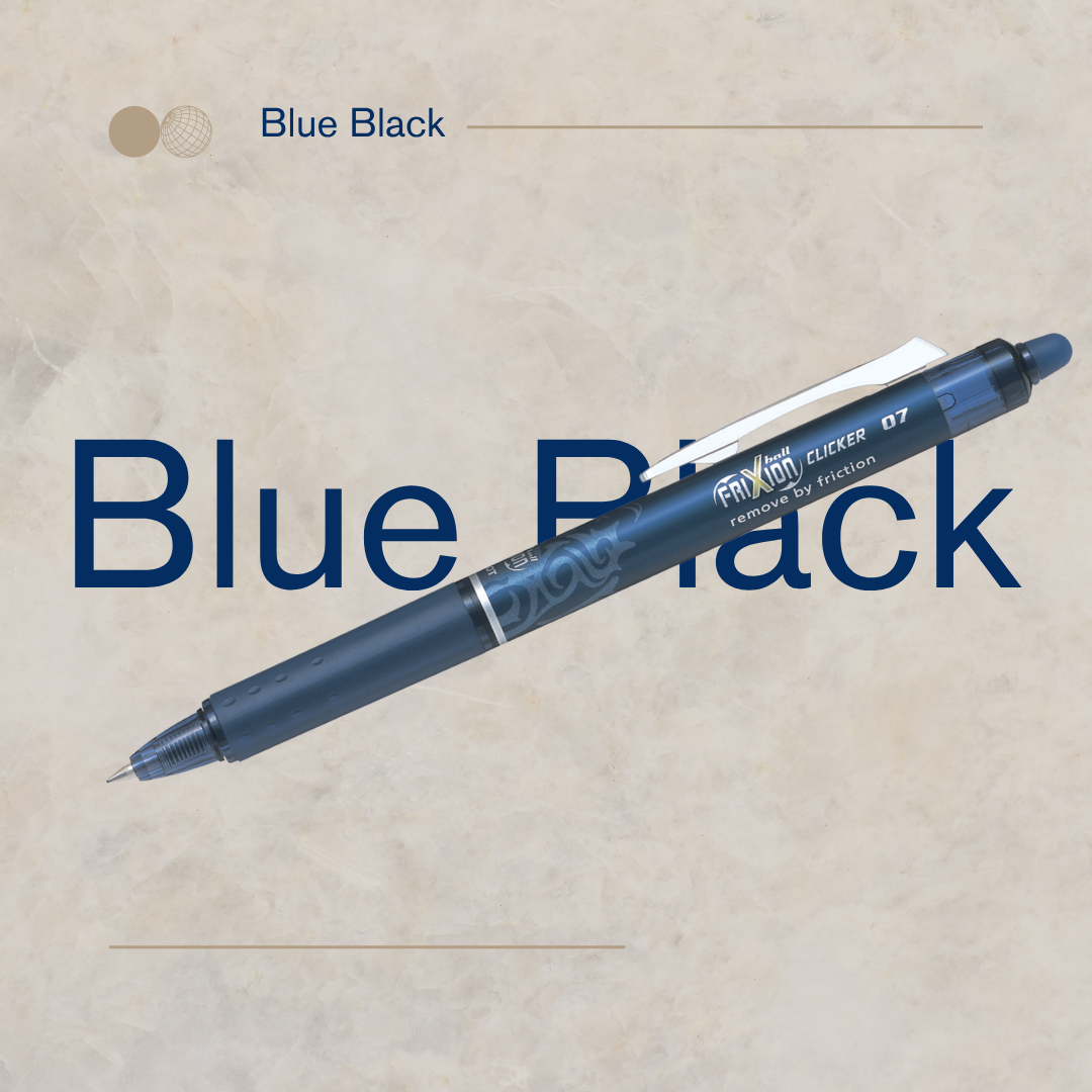 [SG] Pilot Frixion 0.7mm Erasable Clicker Ball Pen [Evergreen Stationery]