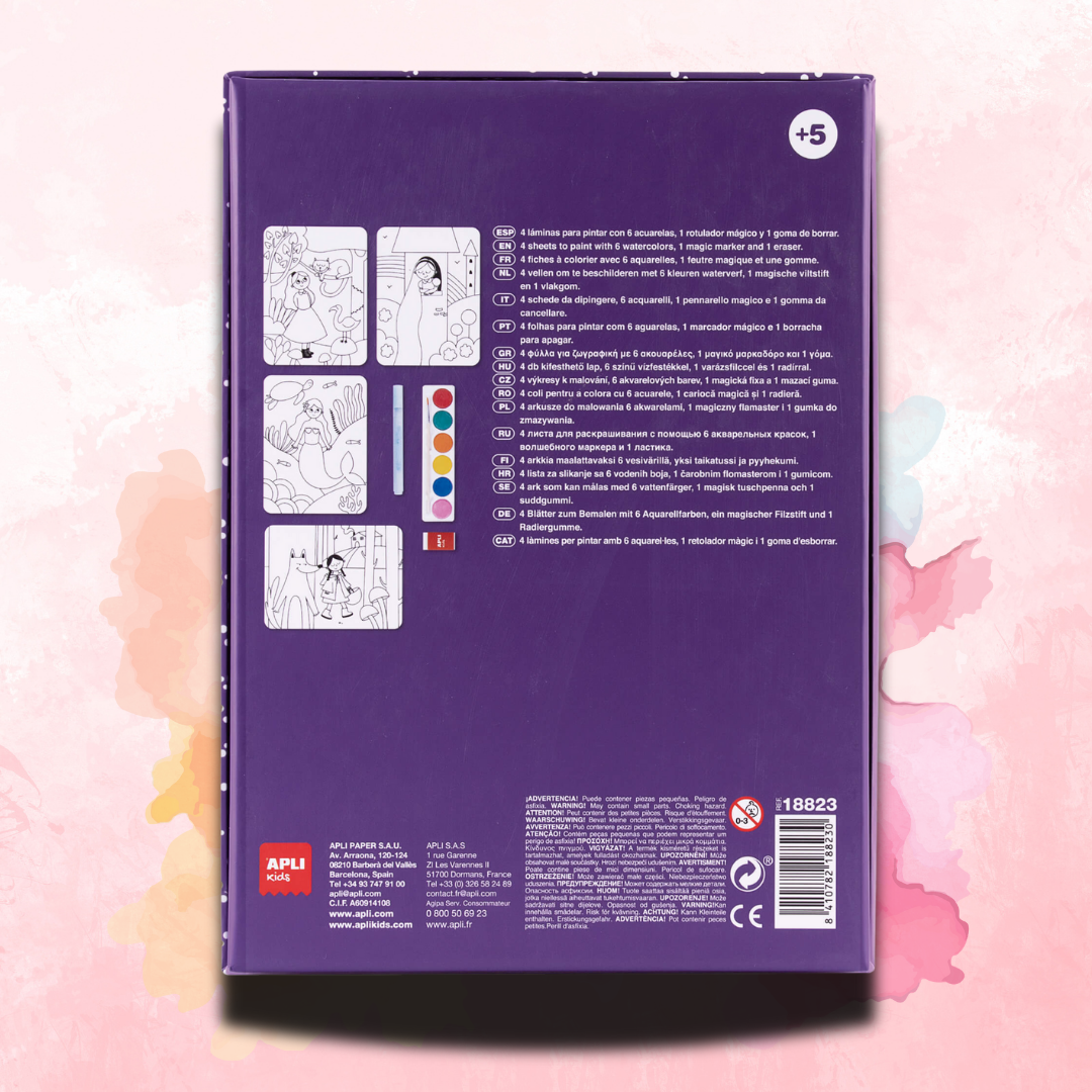 [SG] APLI Kids Watercolour Magic Art Set – Paint, Erase & Create! [Evergreen Stationery]