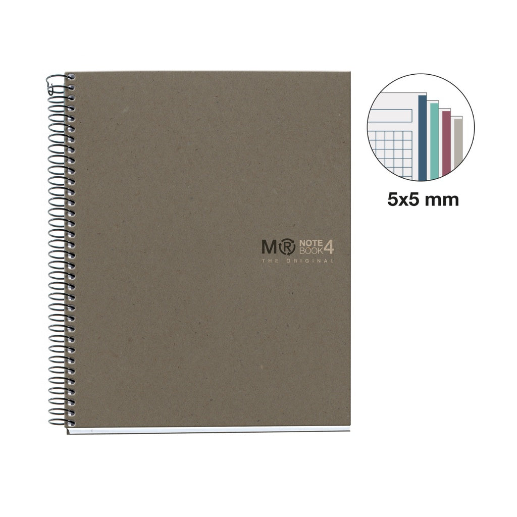 [SG] Apli Miquelrius Ecogrey Notebook A4 | A5 | Lined | Squared [Evergreen Stationery]