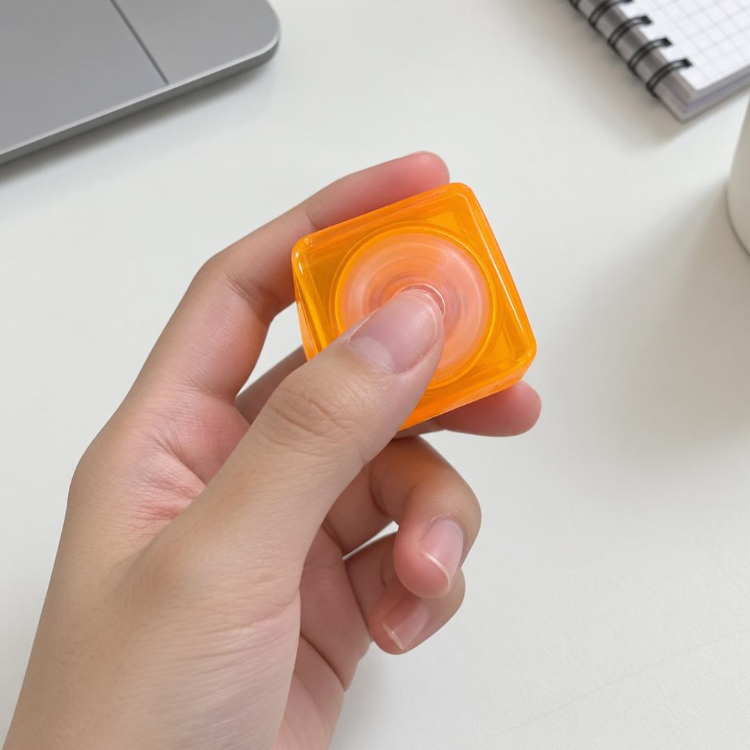 Square Cube Fidget Spinner Indivisual | Relieve Stress | Toys