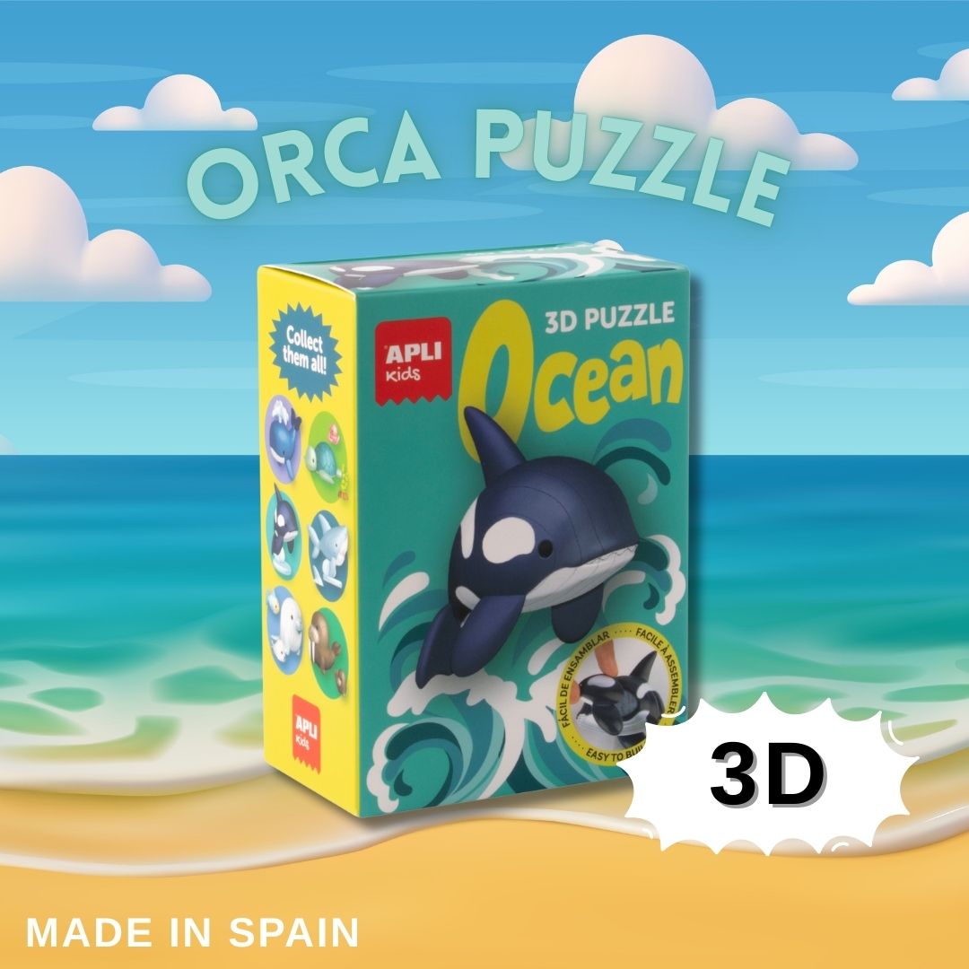 [SG] APLI 3D Ocean Animals Puzzles Collection [Evergreen Stationary]