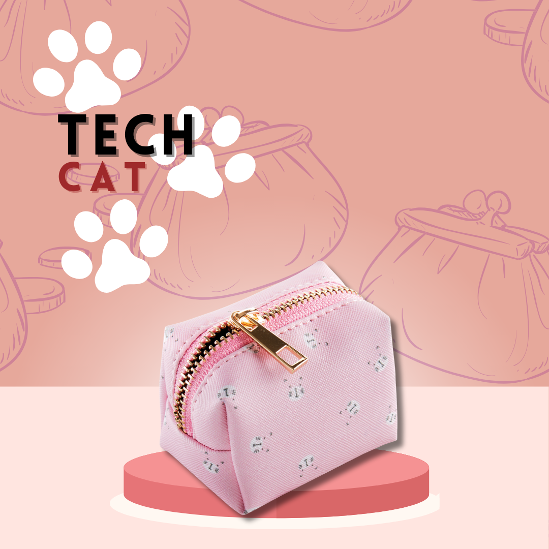 [SG] APLI MIQUELRIUS Tech Splash/ Cats Mini Zipper Pouch [Evergreen Stationery]