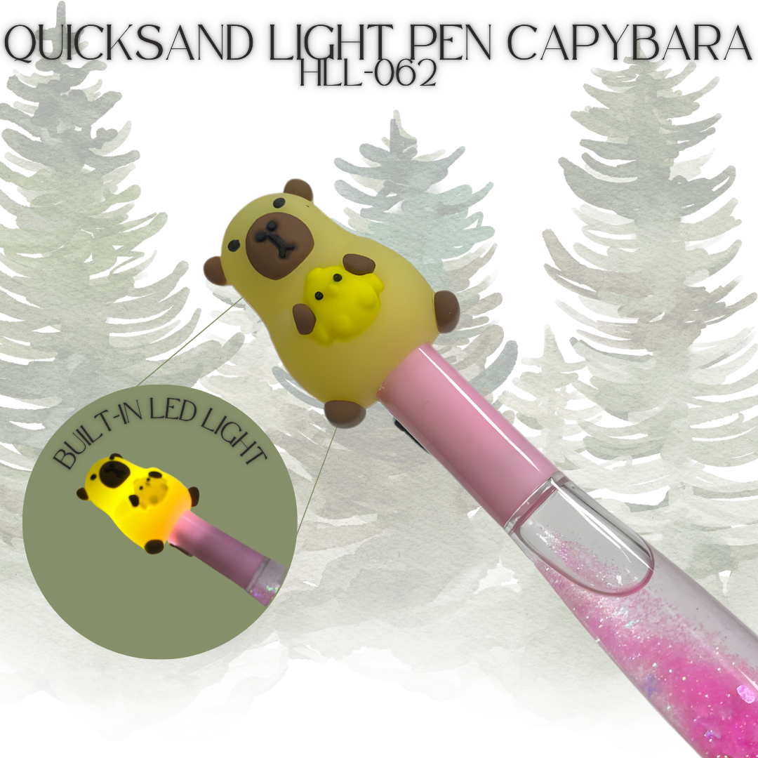 [SG] Quicksand Light Pen Capybara [Evergreen Stationery]