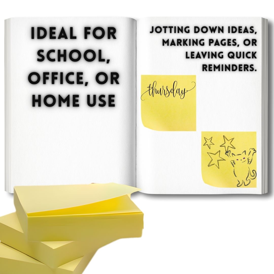 [SG] APLI Self-Adhesive Notes 1 1/2" x 2" – Canary Yellow (3 Pads, FSC® Certified) [Evergreen Stationery]
