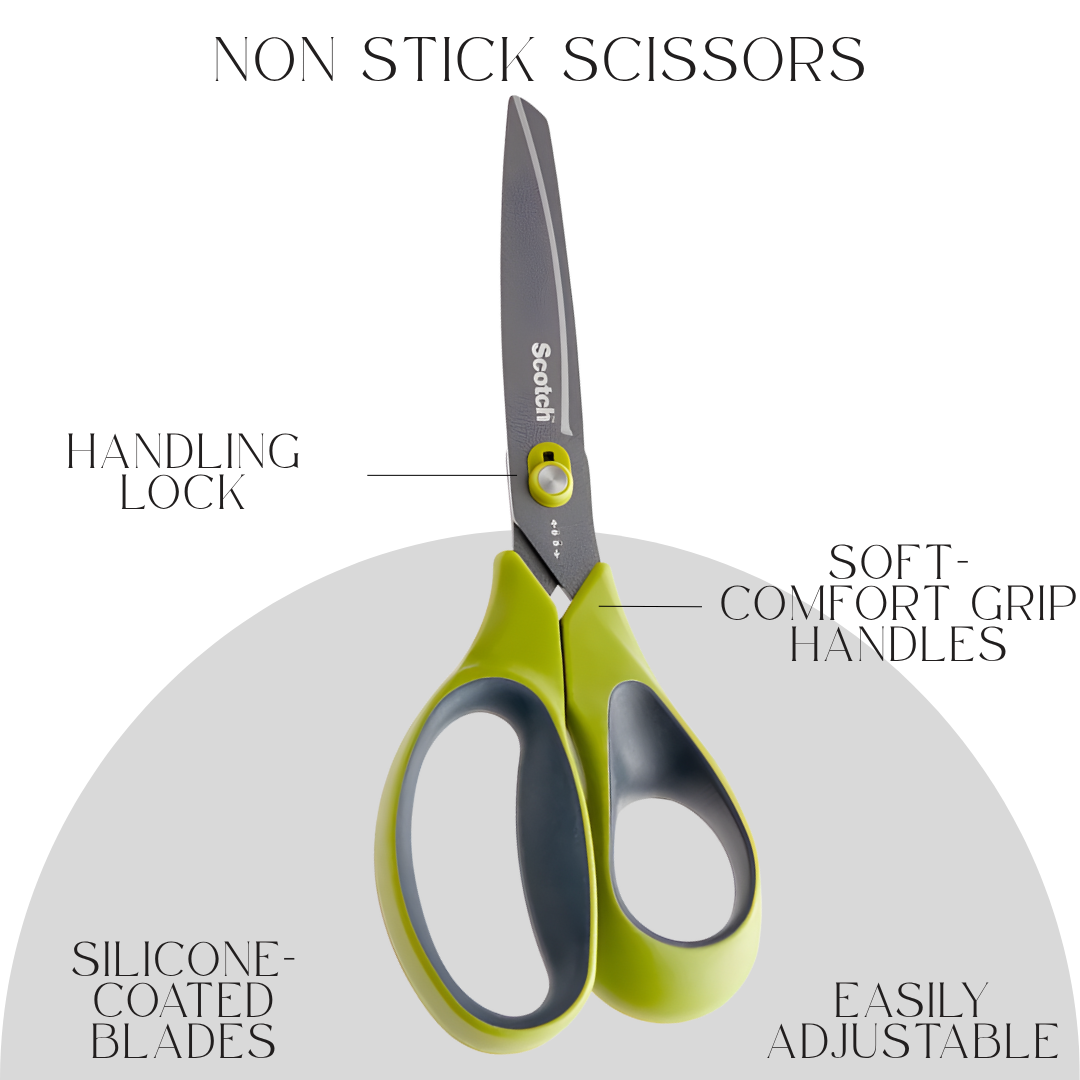 [SG] 3M Scotch™ Premium/Titanium Detachable Kitchen Scissors (Non-Stick) [Evergreen Stationery]