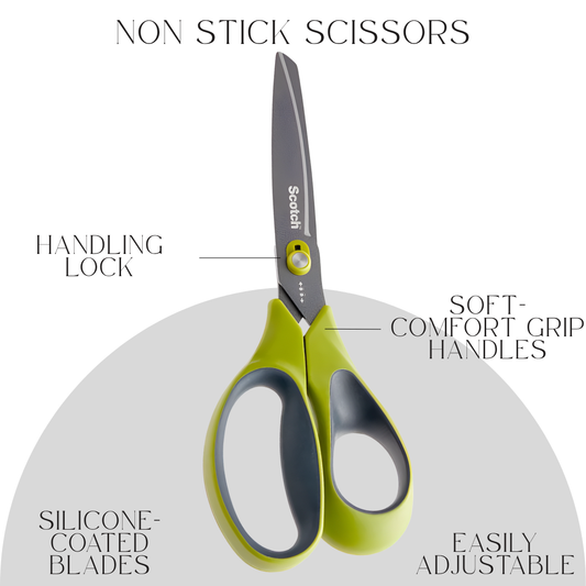 [SG] 3M Scotch™ Premium/Titanium Detachable Kitchen Scissors (Non-Stick) [Evergreen Stationery]
