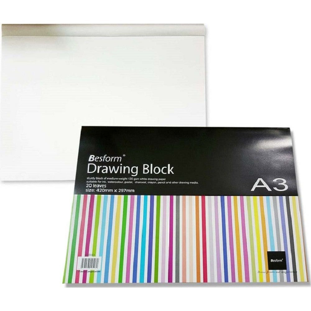 [SG] Azone Drawing Block A3/A4/A5 [Evergreen Stationery]