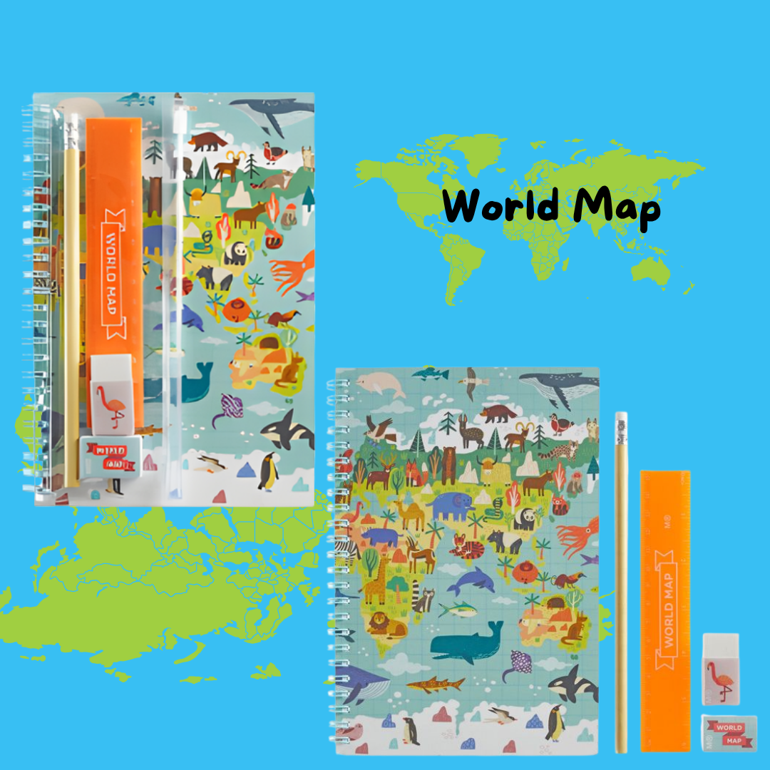 [SG] Apli Miquelrius 2-in-1 Notebook With Pencil Case [Evergreen Stationery]