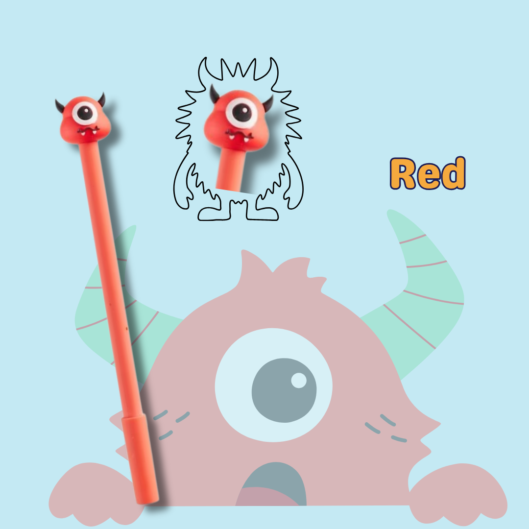 [SG] Apli Miquelrius Monster-Themed Ballpen [Evergreen Stationery]