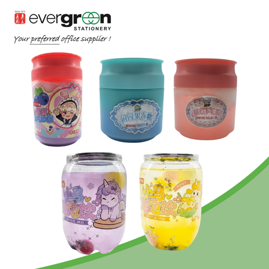 Gradient colored bottled slime