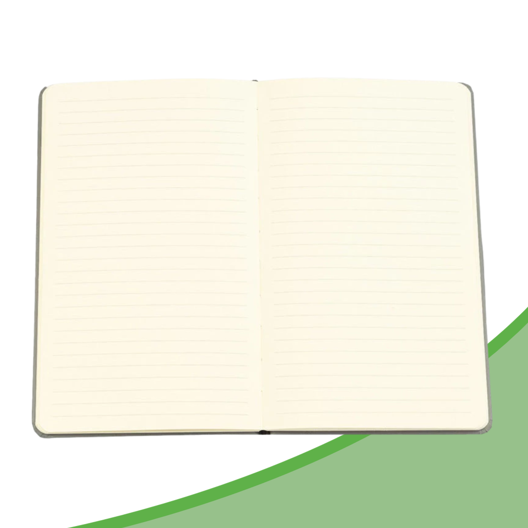 Collin MIA A5 Slim Ruled Notebook Mud Ash