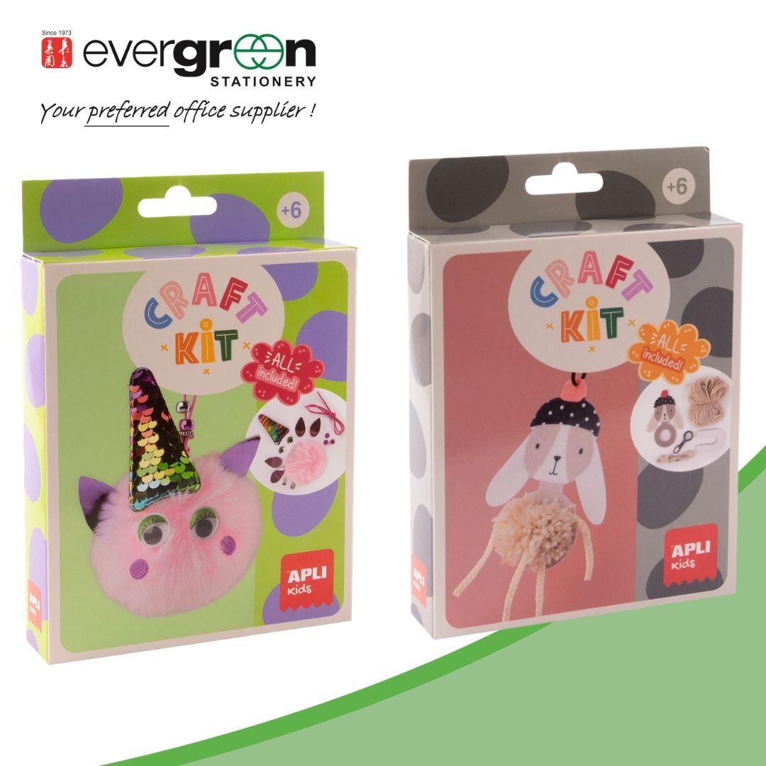 APLI Keychain Craft Kit Unicorn Bunny |DIY|Arts and Craft|Kit|Keychain|