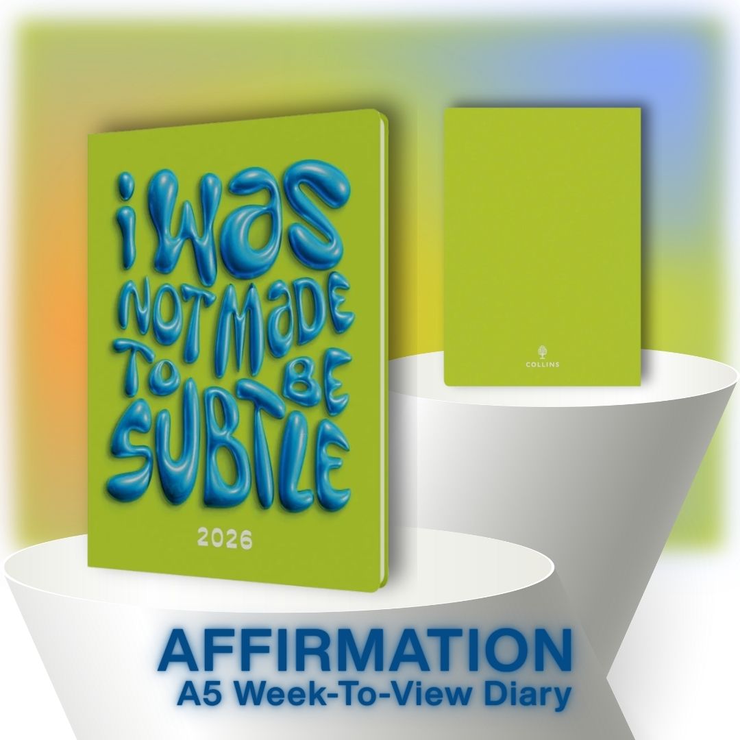 [SG] COLLINS 2026 Affirmation A5 Week-To-View Planner [Evergreen Stationery]