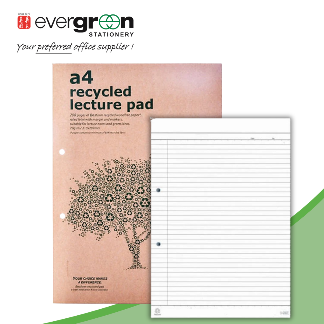 Azone Besform A4 Recycled Lecture Pad