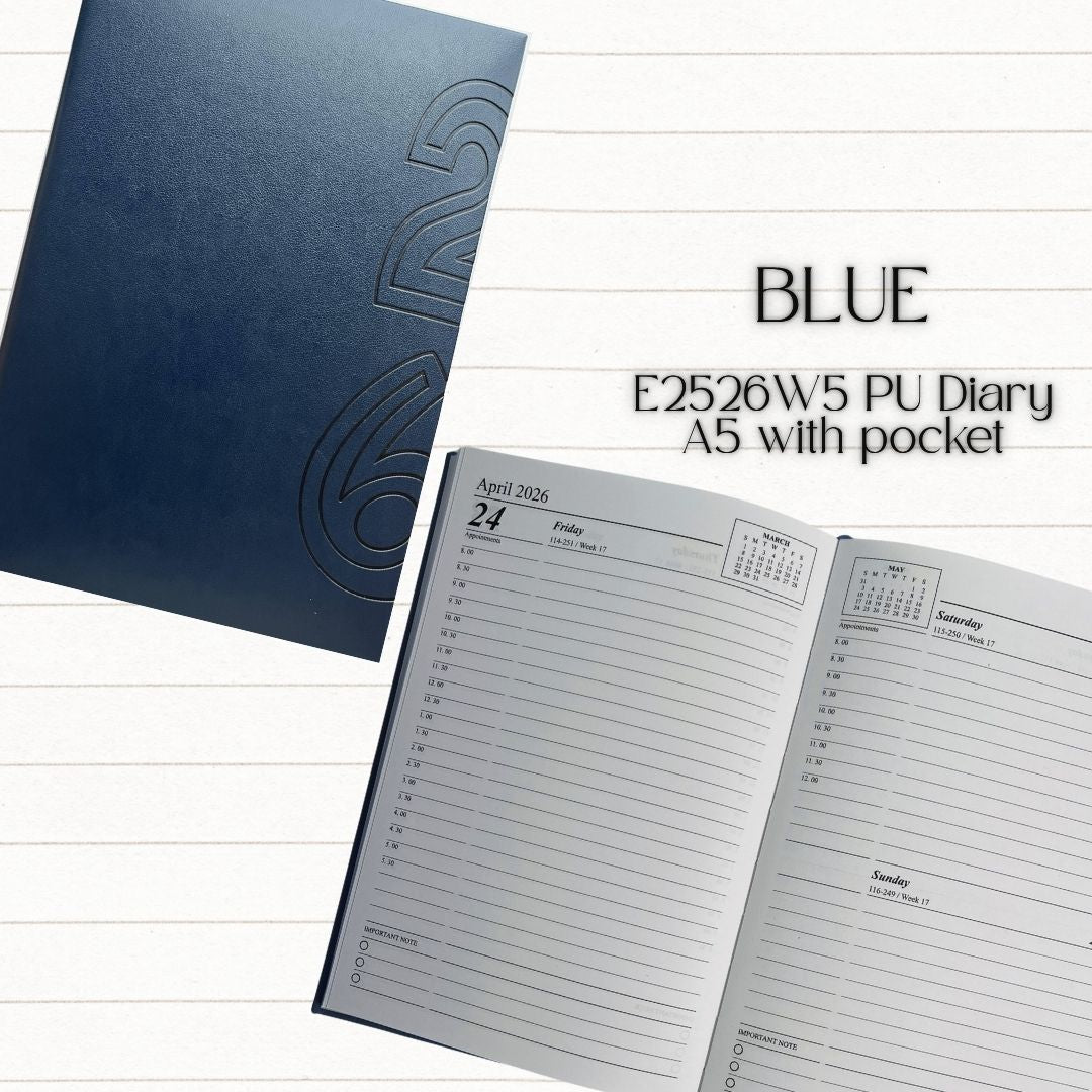 [SG] 2026 PU Diary A5 [Evergreen Stationery]