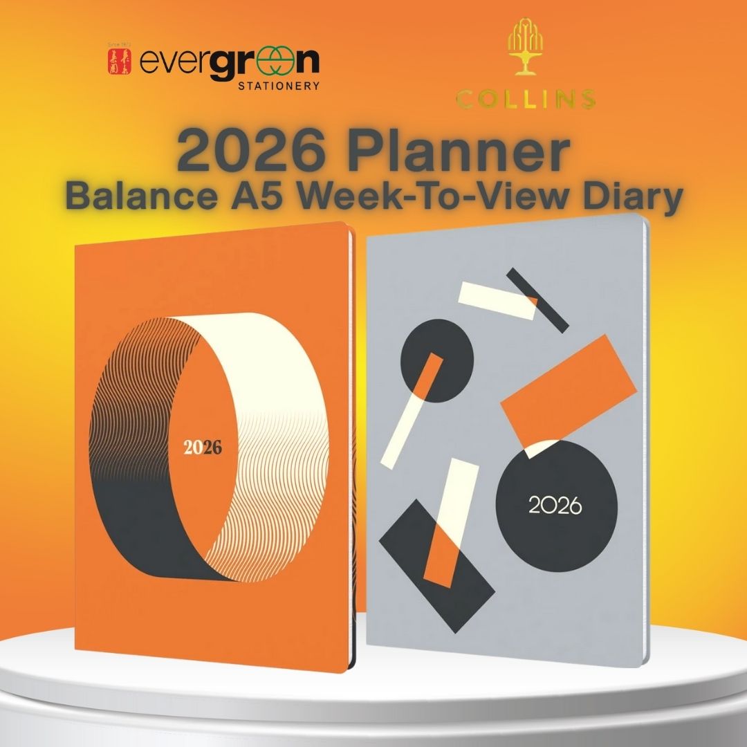 [SG] COLLINS 2026 Balance A5 Week-To-View Planner [Evergreen Stationery]