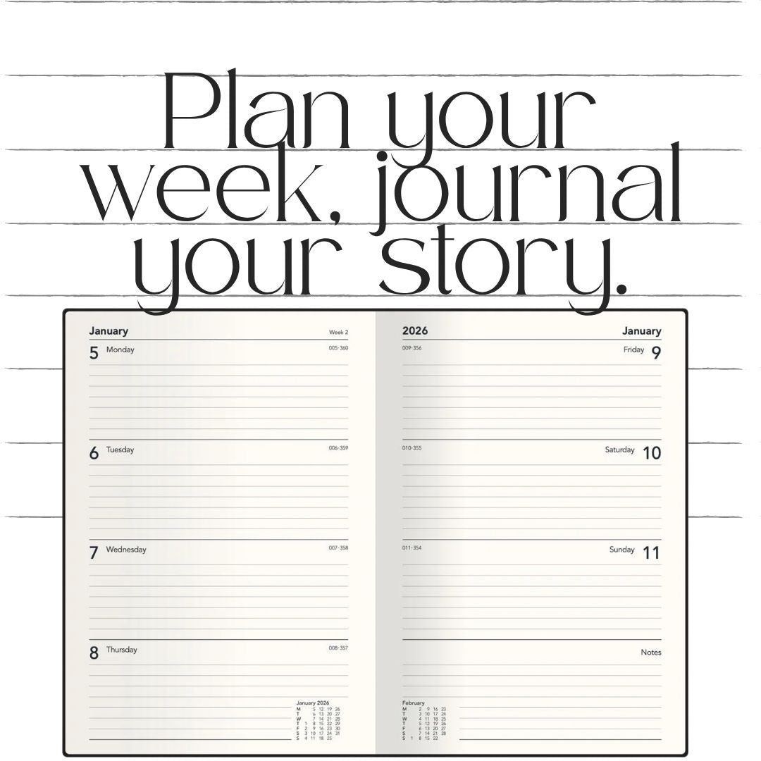 [SG] COLLINS 2026 Balance A5 Week-To-View Planner [Evergreen Stationery]