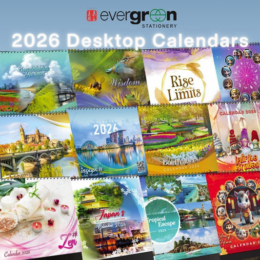 [SG] 2026 Desktop Calendars [Evergreen Stationery]