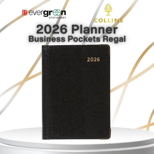 [SG] COLLINS 2026 Business Pocket Regal Planner [Evergreen Stationery]