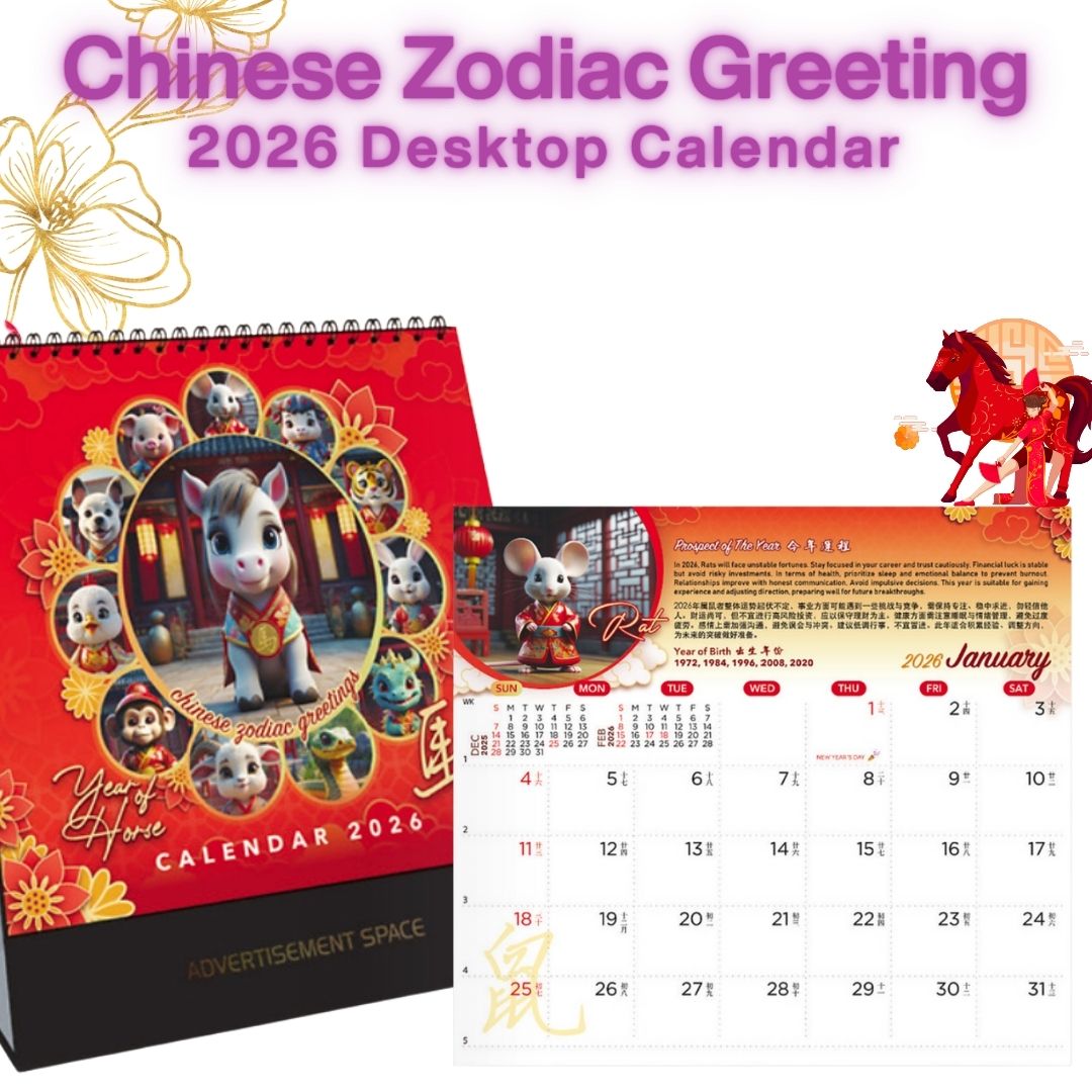 [SG] 2026 Desktop Calendars [Evergreen Stationery]