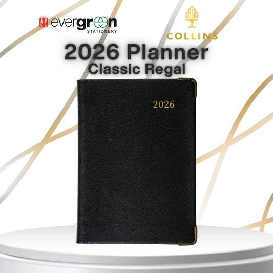 [SG] COLLINS 2026 Classic Regal Week-To-View Planner [Evergreen Stationery]