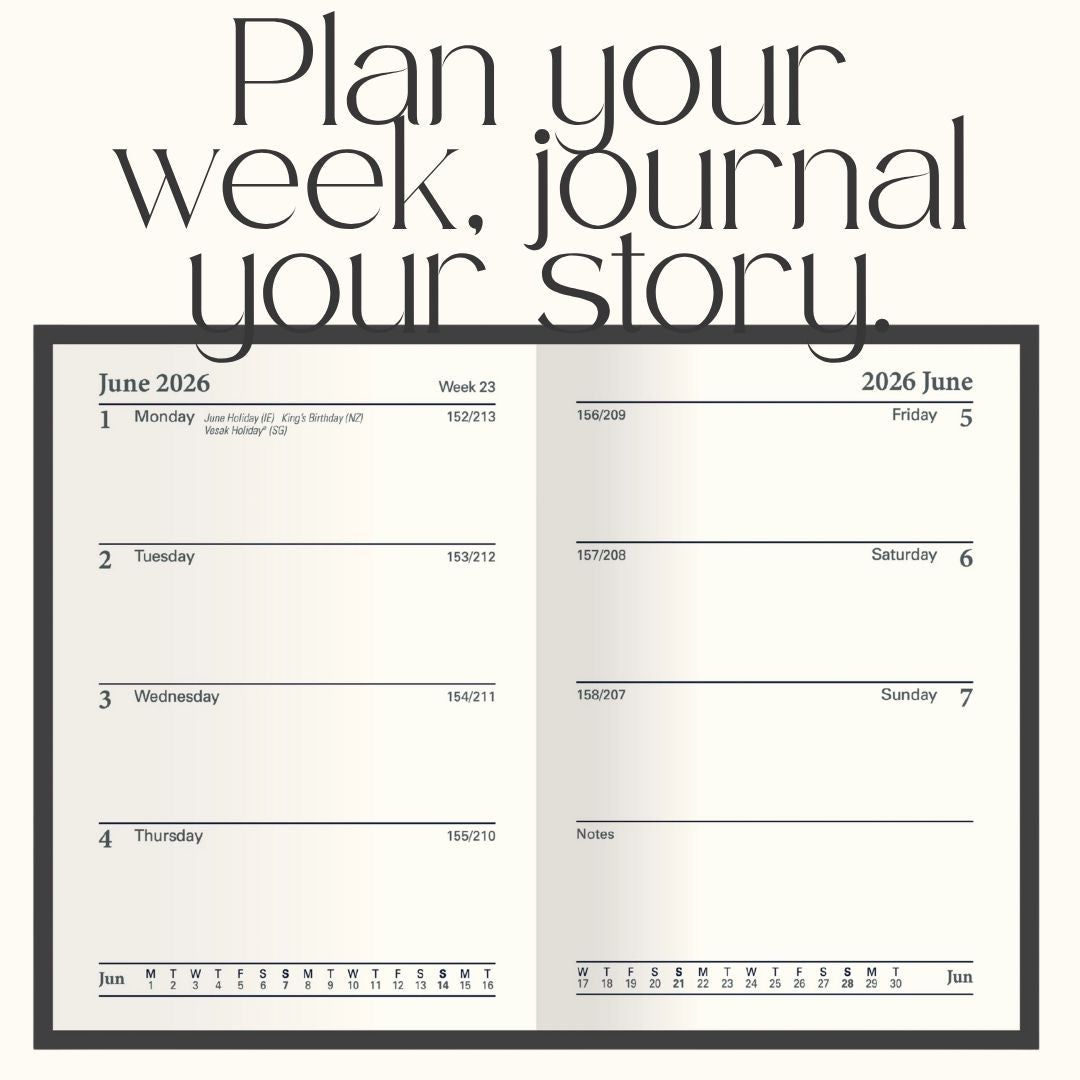 [SG] COLLINS 2026 Classic Regal Week-To-View Planner [Evergreen Stationery]