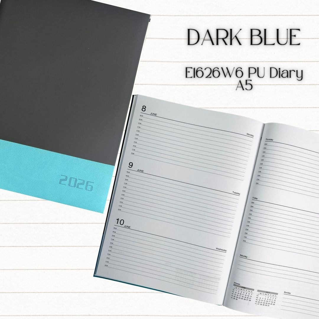 [SG] PU Management Diary A4 [Evergreen Stationery]