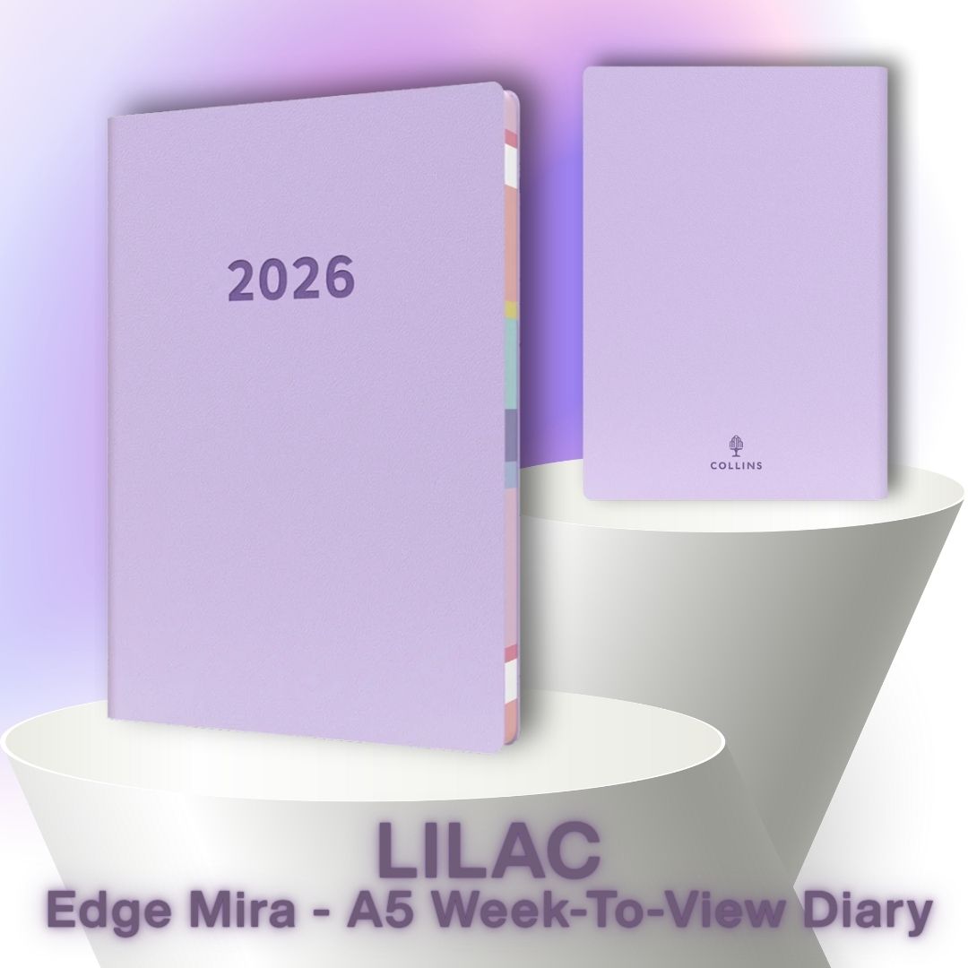 [SG] COLLINS 2026 Edge Mira A5 Week To View Planner [Evergreen Stationery]