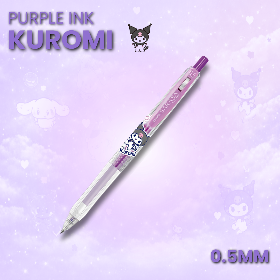 Zebra Sarasa Clip Limited Edition Sanrio Gel Pen 0.5mm | Balancing Game Series | 5 Characters Available