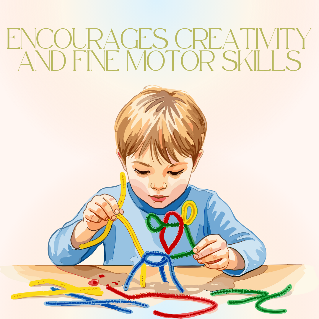 [SG] APLI Fluorescent Pipe Cleaners 50pcs – 6 Colours 300mm [Evergreen Stationery]