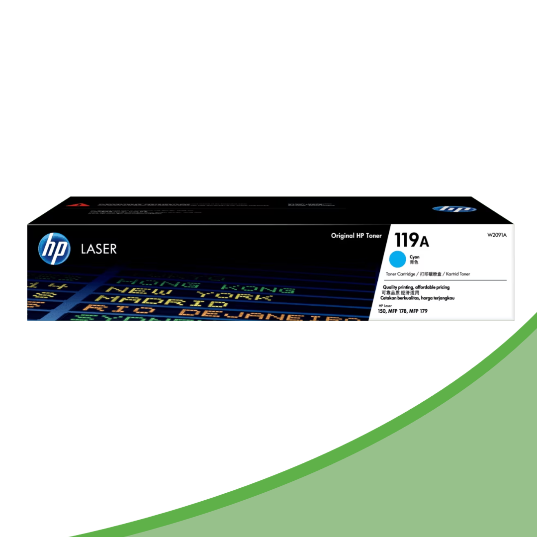 HP 119A Original Laser Toner Cartridge | Black, Cyan, Yellow, Magenta