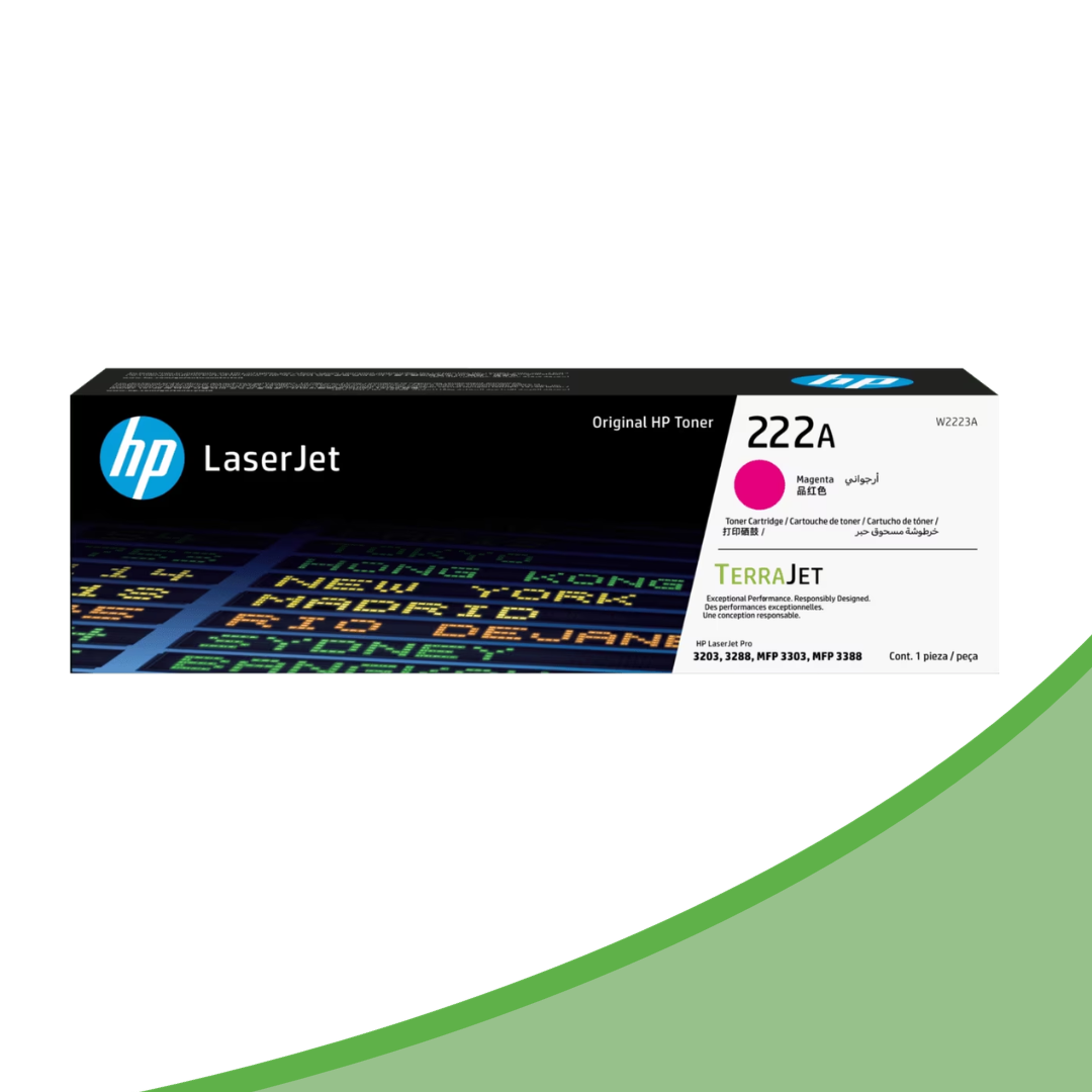 HP 222A Toner Cartridge | Black, Cyan, Magenta,Yellow