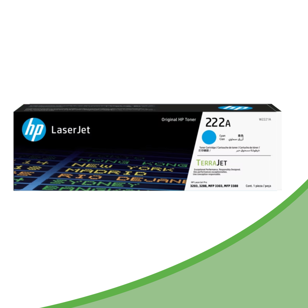 HP 222A Toner Cartridge | Black, Cyan, Magenta,Yellow