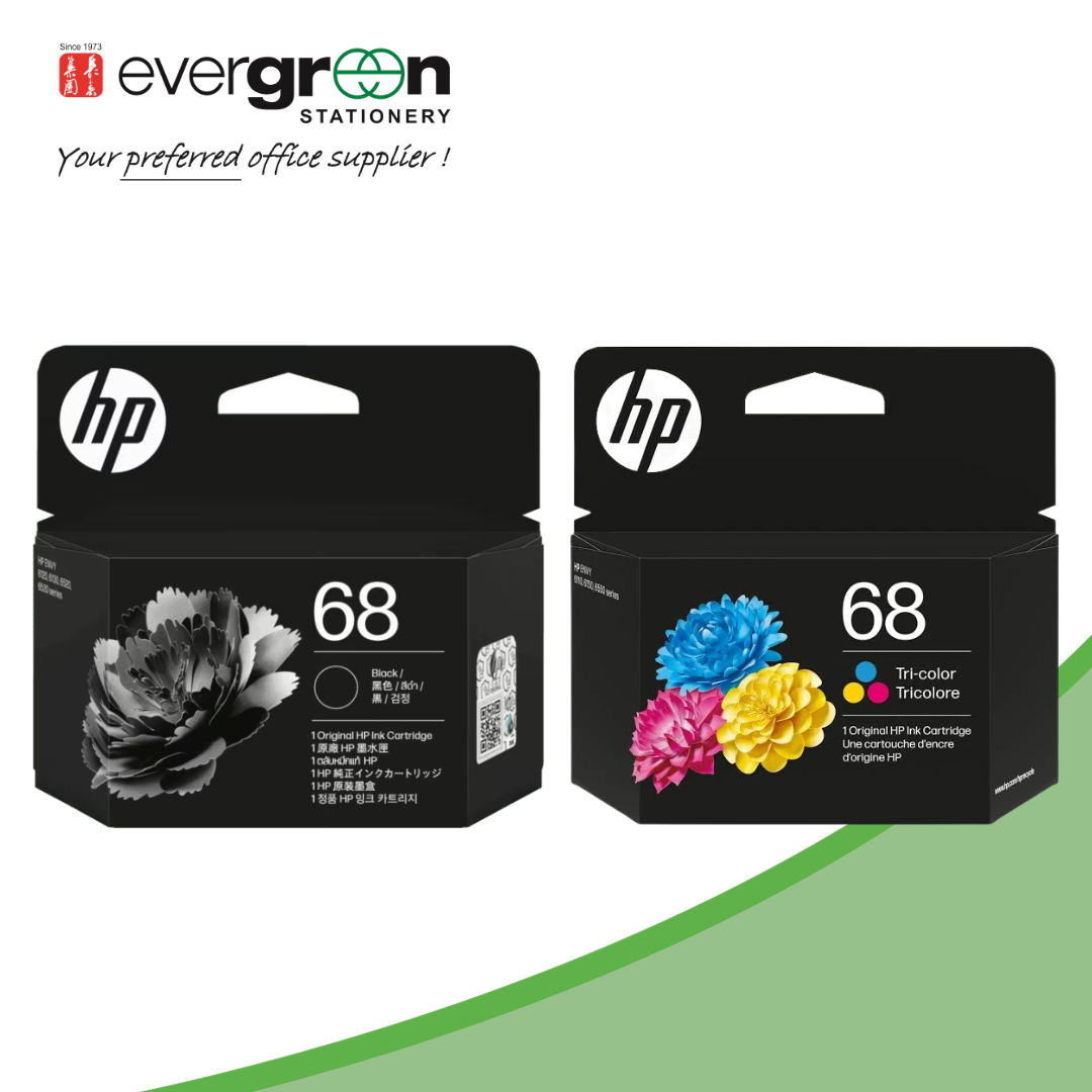 HP 68 Black/Tri-Color Original Ink Cartridge