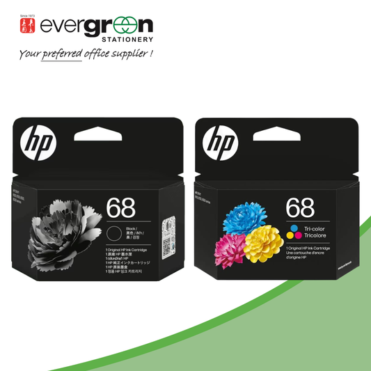 HP 68 Black/Tri-Color Original Ink Cartridge