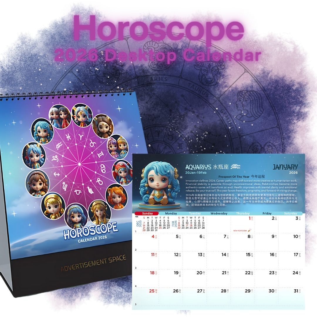 [SG] 2026 Desktop Calendars [Evergreen Stationery]