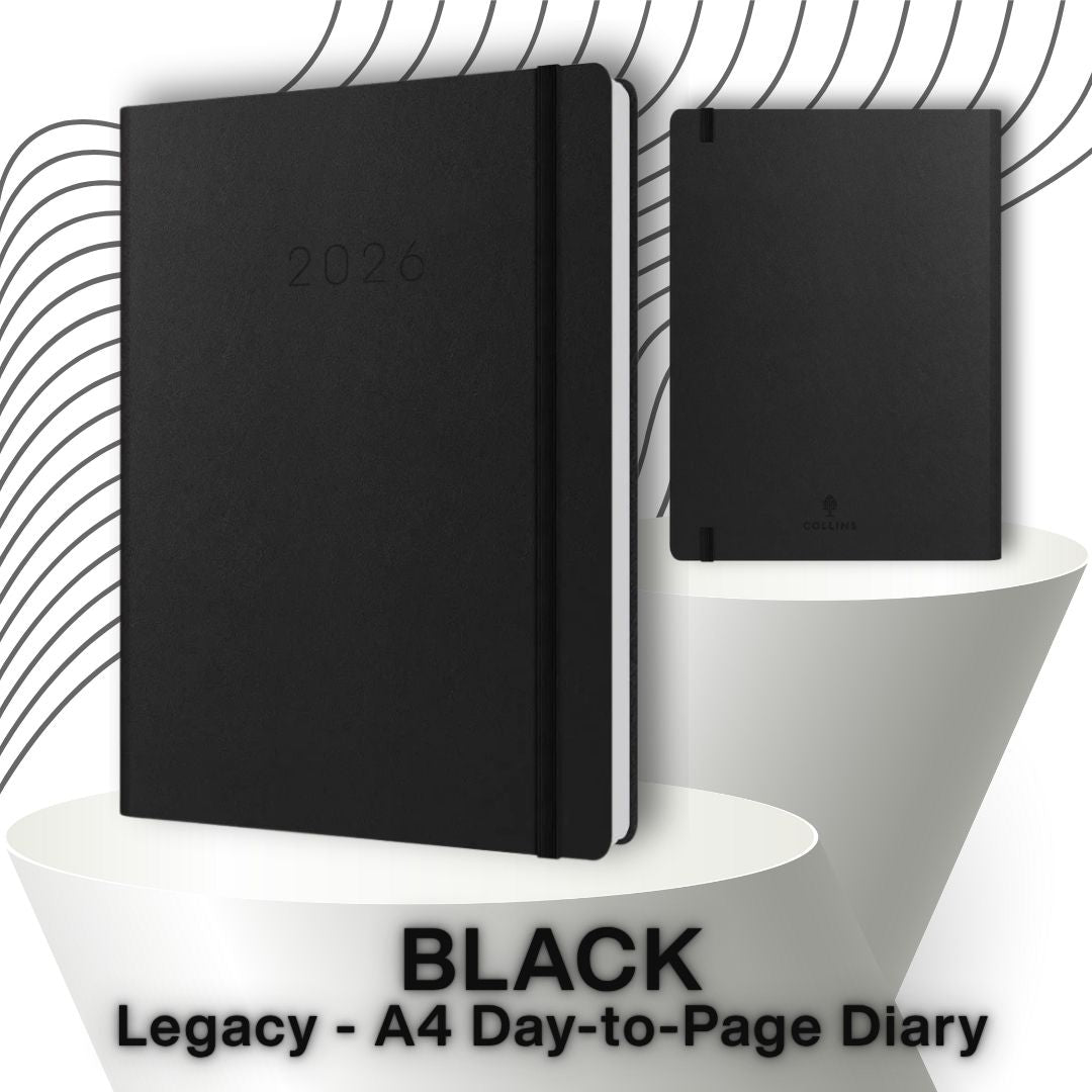 [SG] COLLINS 2026 Legacy A4/A5 Day-To-Page Planner [Evergreen Stationery]