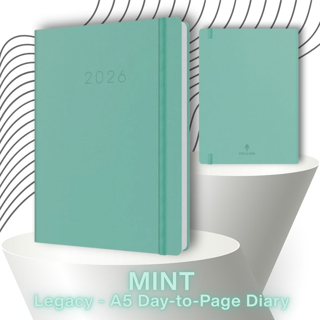 [SG] COLLINS 2026 Legacy A4/A5 Day-To-Page Planner [Evergreen Stationery]