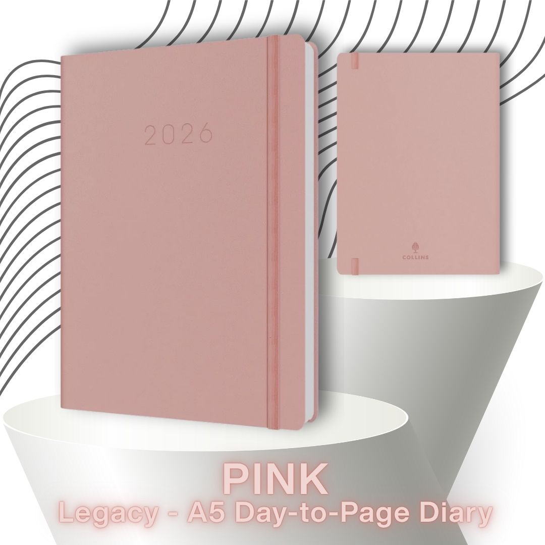 [SG] COLLINS 2026 Legacy A4/A5 Day-To-Page Planner [Evergreen Stationery]