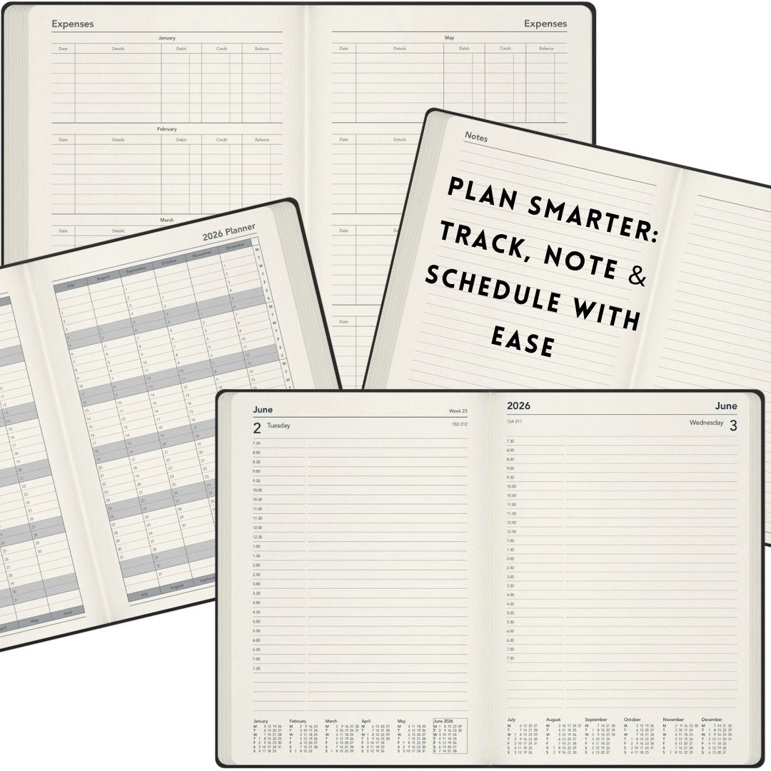 [SG] COLLINS 2026 Legacy A4/A5 Day-To-Page Planner [Evergreen Stationery]