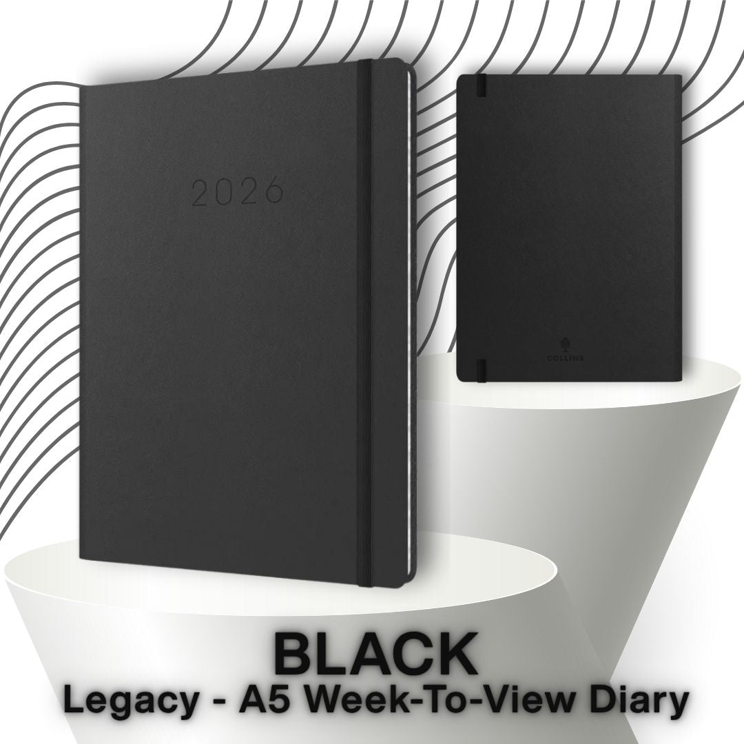 [SG] COLLINS 2026 Legacy A5 Week-To-View Planner [Evergreen Stationery]