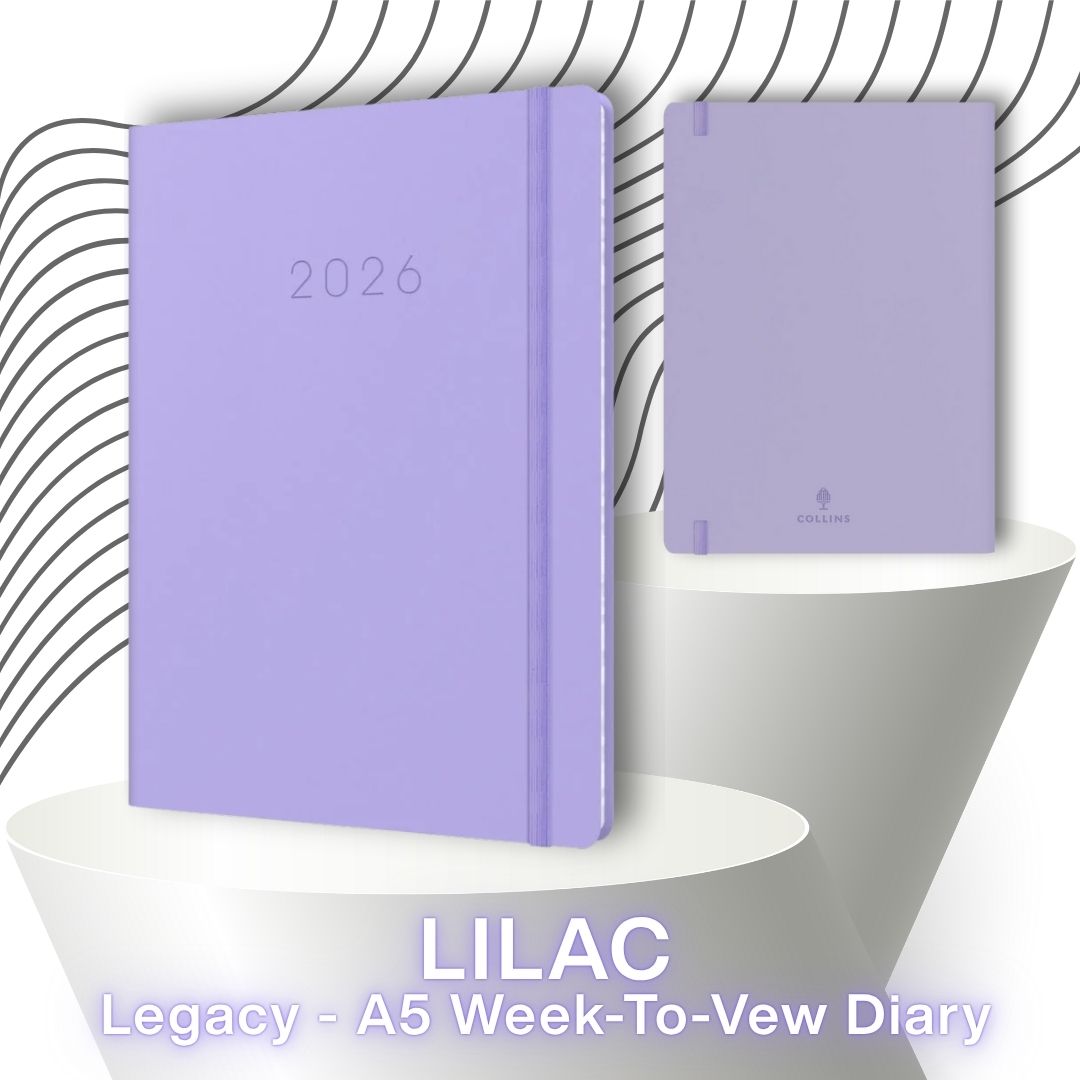 [SG] COLLINS 2026 Legacy A5 Week-To-View Planner [Evergreen Stationery]