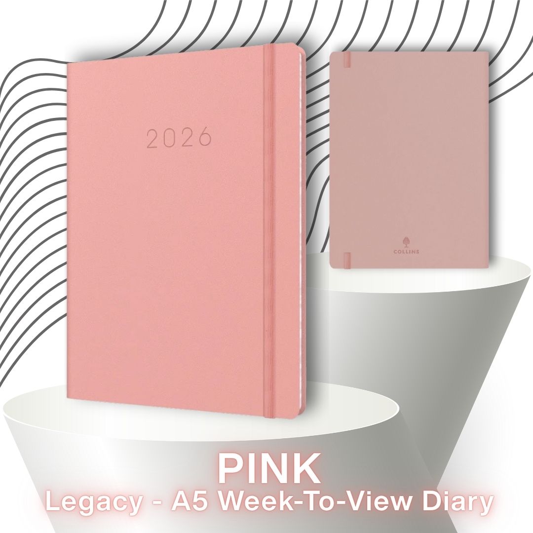 [SG] COLLINS 2026 Legacy A5 Week-To-View Planner [Evergreen Stationery]