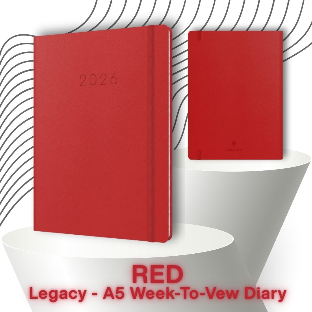 [SG] COLLINS 2026 Legacy A5 Week-To-View Planner [Evergreen Stationery]