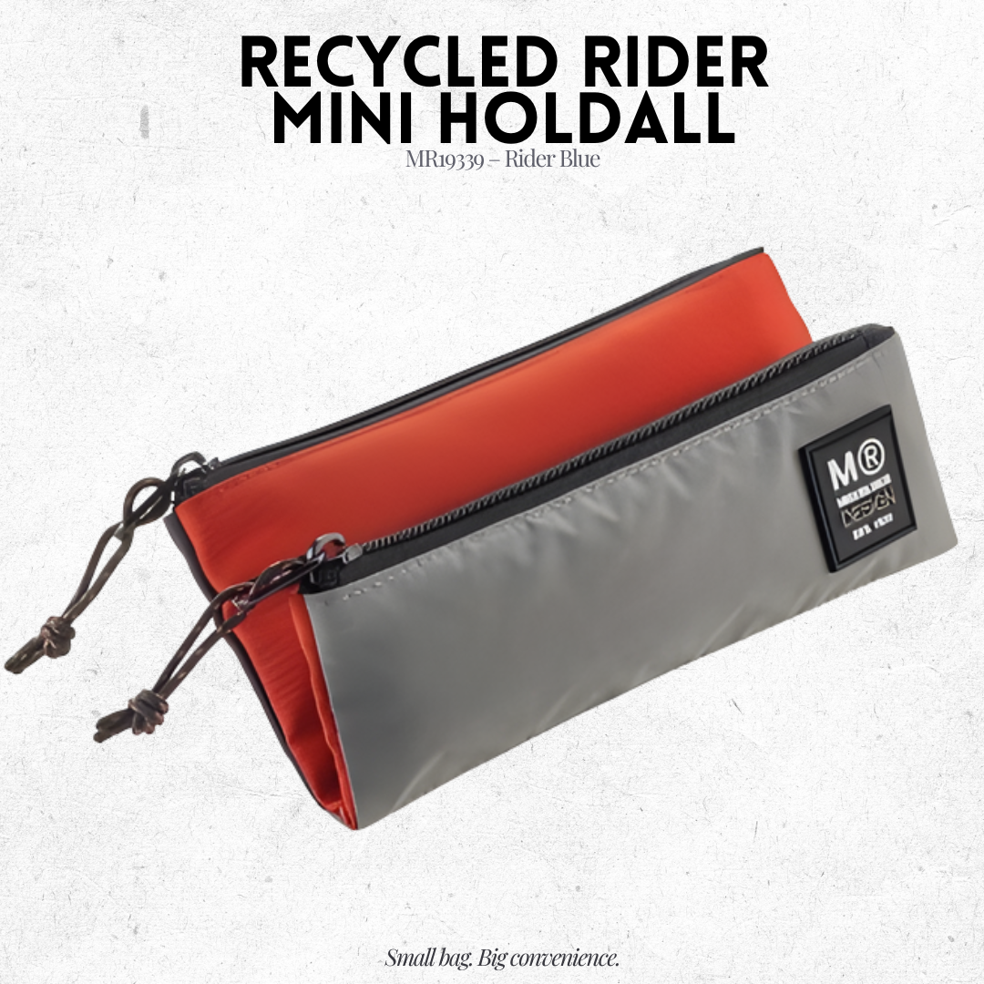 [SG] APLI Recycled Rider Mini Holdall – Compact Storage Bag | Multi Colours [Evergreen Stationery]
